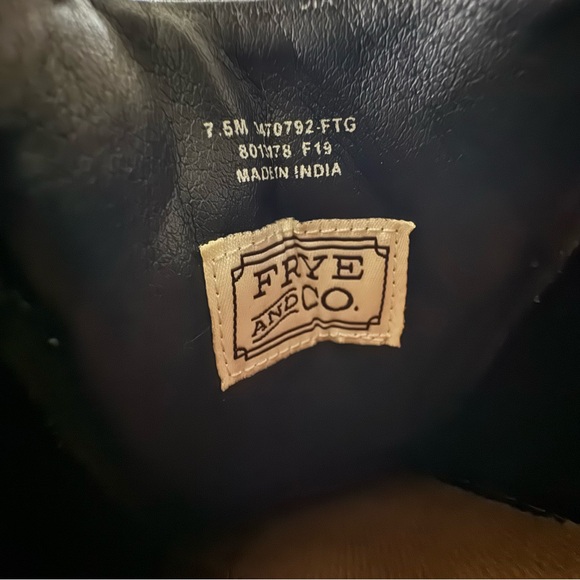 FRYE SINDY MOTO SNEAKERS FATIGUE OLIVE GREEN SIZE 7.5 - Picture 8 of 11